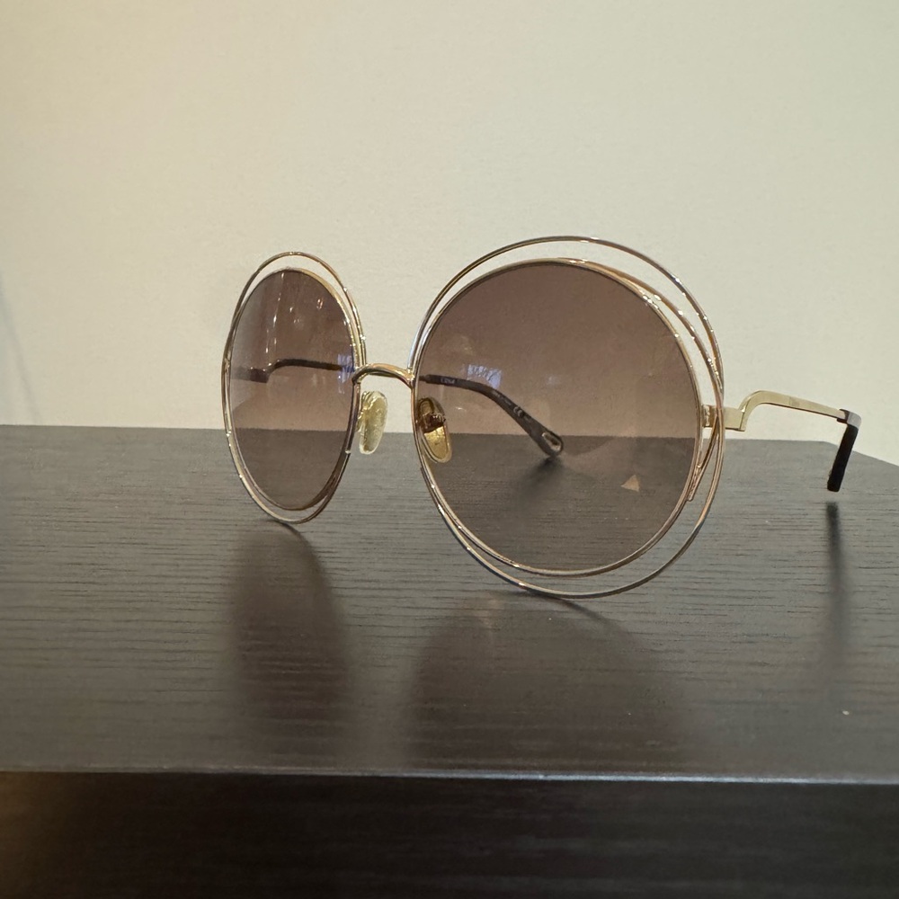Chloè Carlina Sunglasses Gold - Picture 12 of 16